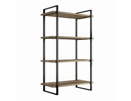 5365-001-modular-bookcase-steel-frame-with-wooden-shelves