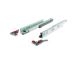 11498-006-Concealed Drawer Runner Push To Open Soft Close Full Extension 30kg (Maximum 19mm Drawer Sides)