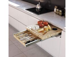 11522-001-Pull-Out Blade Table Soft Close Drawer