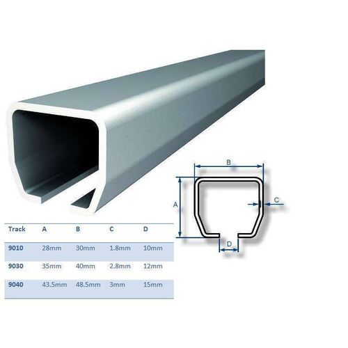 1318-001-top-track-3000mm-inox