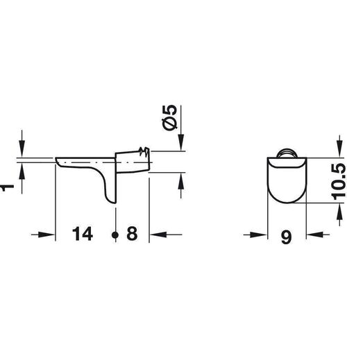 1709-001-wooden-shelf-support-5-mm-pack-of-100