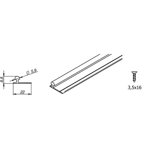 0699-001-4-tracks-set-for-mars-or-fastor-door-gear-various-lengths