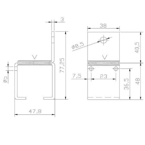 5037-002-u-40-sliding-door-track-set-3000mm-150-300kg