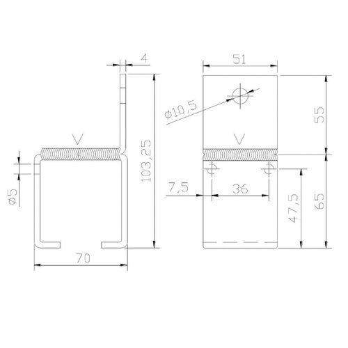 5633-001-u-60-sliding-door-track-set-3000mm-450kg