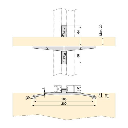 6408-001-zero-support-kit-for-shelves-and-hanging-rail.