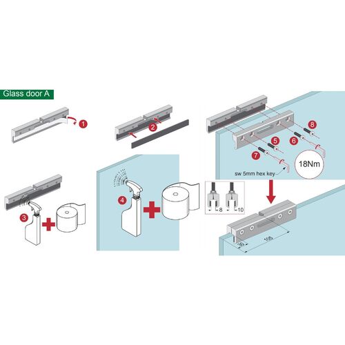 6426-001-e-space-magnetic-sliding-door-track