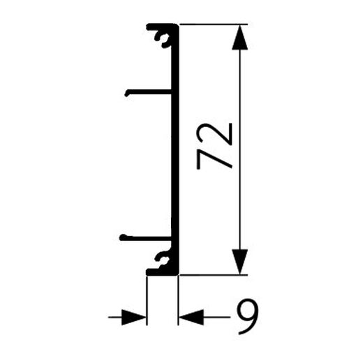 6431-001-e-space-aluminium-pelmet-for-wooden-doors