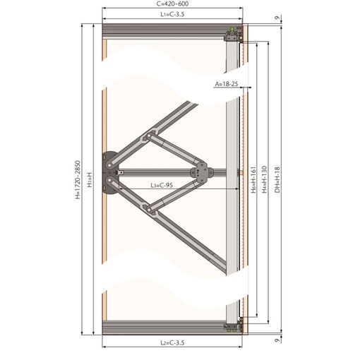 6492-001-opk-rotary-pivot-sliding-door-gear