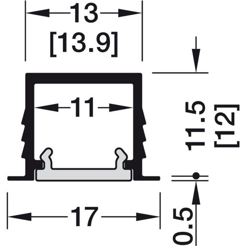 7914-001-recess-mounted-profile-3000mm