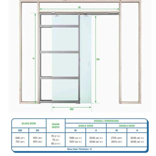 4233-001-satin-glass-door-with-pocket-kit-70mm-frame