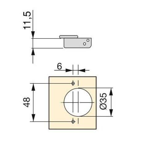 6549-001-x91-half-overlay-hinge-165o