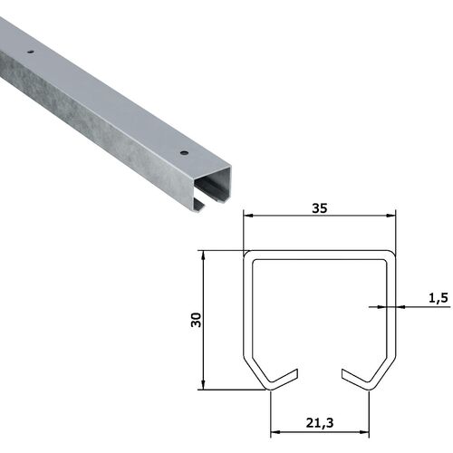 9221-001-u-30-double-door-sliding-door-track-set-3000mm-75kg