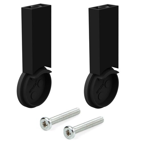 1498-002-round-rail-supports-black-pair-top-mounted