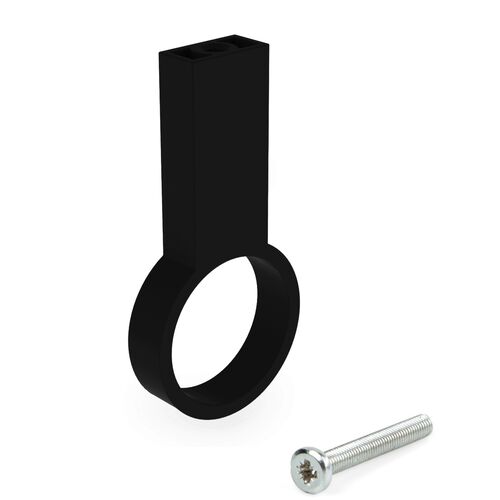 1720-003-round-rail-centre-support-black