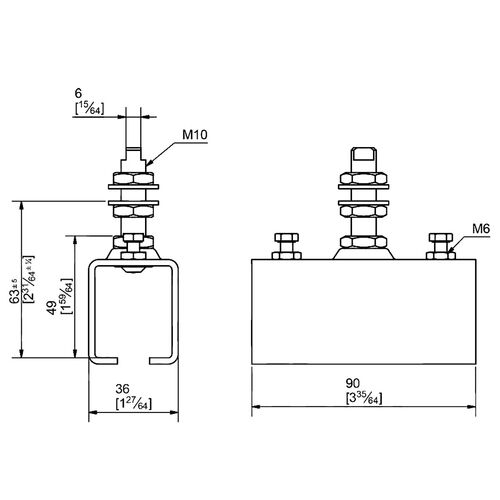 1199-001-joining-bracket-with-fixing-3531mc