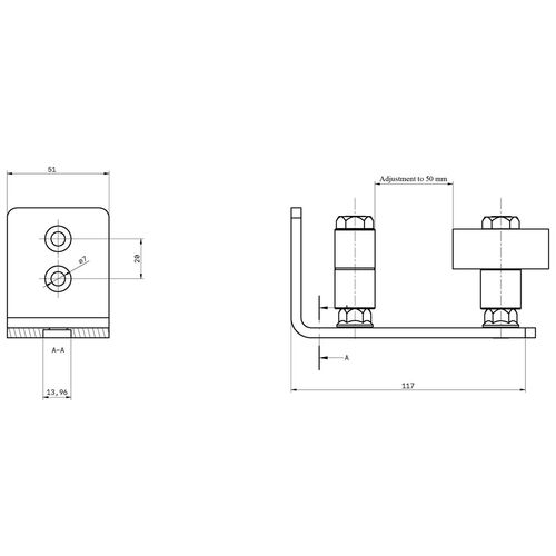 9449-001-wall-mounted-adjustable-bottom-guide-type-2
