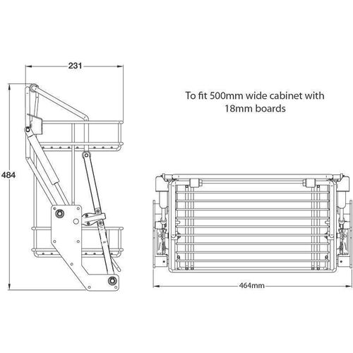 0628-001-pull-down-two-tier-wire-basket-shelfs