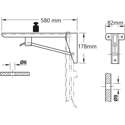 1907-004-folding-heavy-duty-bracket-for-bench-and-tables