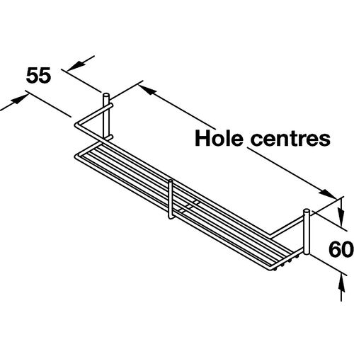 1981-001-spice-and-packet-rack-one-tier-mesh-or-linear-wire-depth-55-mm