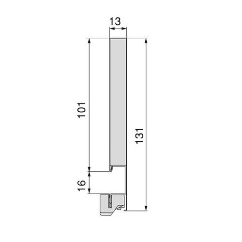 2024-003-Vertex 40kg Exterior Drawer 131mm Height