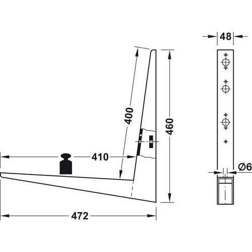 2054-001-heavy-duty-bracket-for-bench-and-tables-500-kg-per-pair