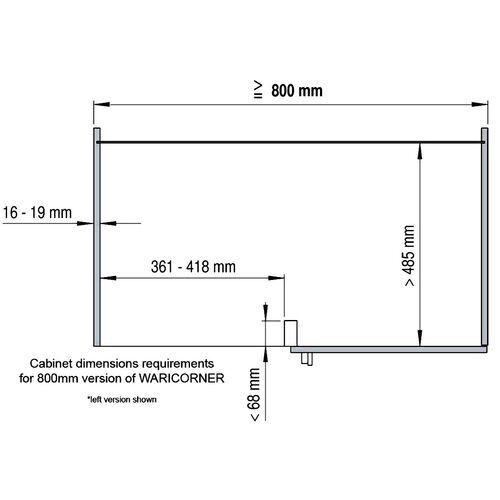 2347-002-Chrome Wire Vauth Sagel Corner Swing Out