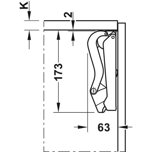 4640-001-free-space-single-door-flap-fitting-white