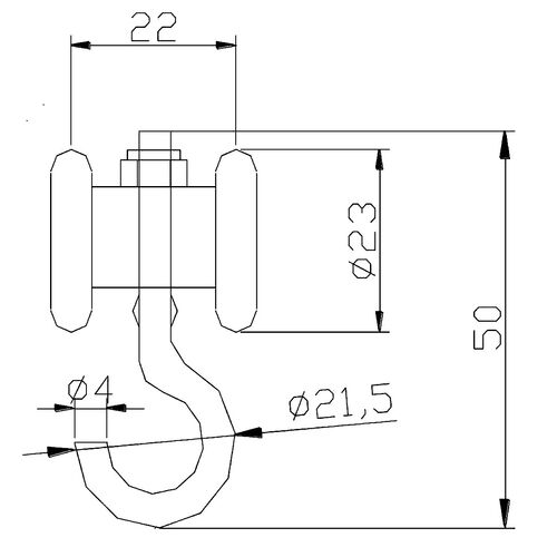 4854-001-u-30-hook-trolley