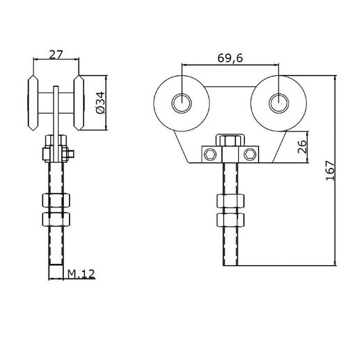 4933-001-s-40-pair-of-stainless-steel-nylon-double-trolleys-300kg-inox