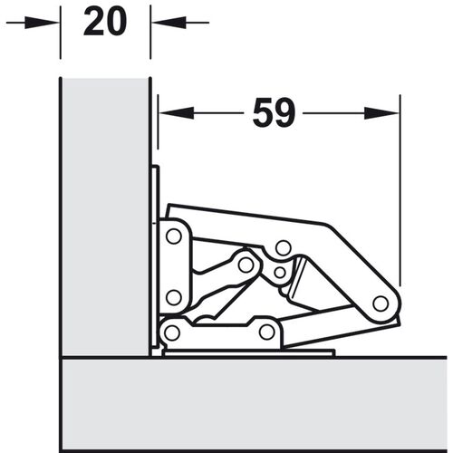5941-001-flush-90-degree-concealed-hinge