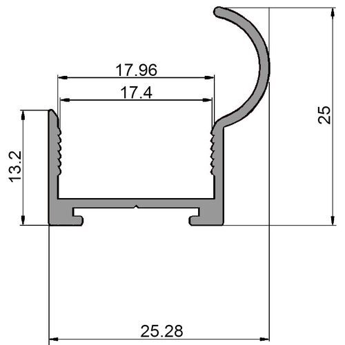 6478-005-black-classic-profiles-aluminium-handle-with-brush-for-18mm-doors-2700mm