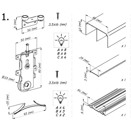 6487-001-white-austin-sliding-door-gear-wardrobe-track-kit
