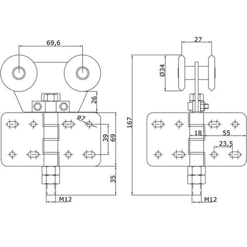 8652-001-u-40-steel-nylon-middle-hinge-trolley-for-curved-folding-systems-50-150kg