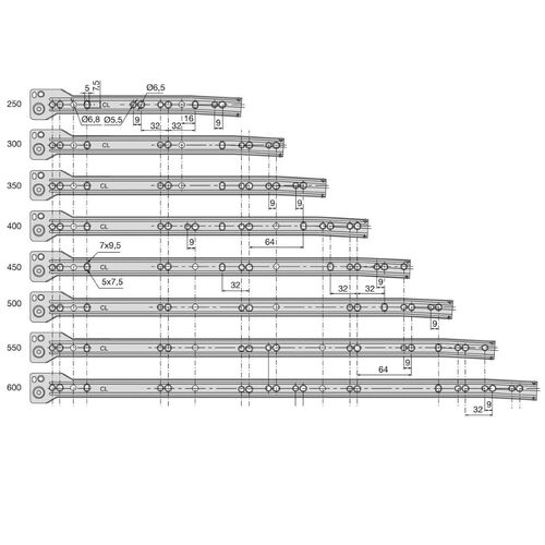 9649-001-roller-drawer-runners-t30c-box-of-25-pairs