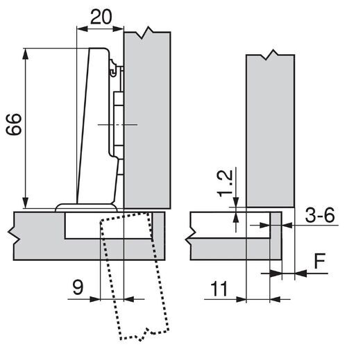 10191-010-blum-clip-top-full-overlay-100-degree-cabinet-hinge-71m2550-with-mounting-plate-en-14