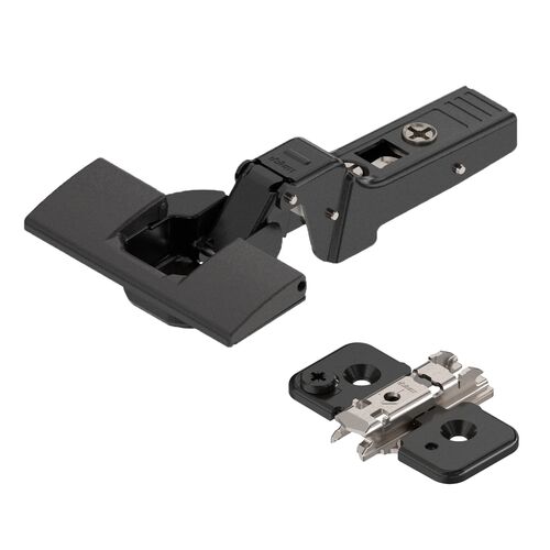 9785-001-blum-clip-top-half-overlay-95-degree-blumotion-cabinet-hinge-70t9690btl-inserta-with-mounting-plate-onyx