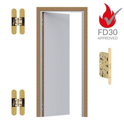 8393-063-Fire Rated Ultra Flush Hinged Door With Magnetic Latch