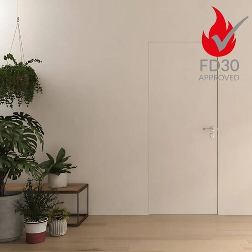 8393-063-Fire Rated Ultra Flush Hinged Door With Magnetic Latch
