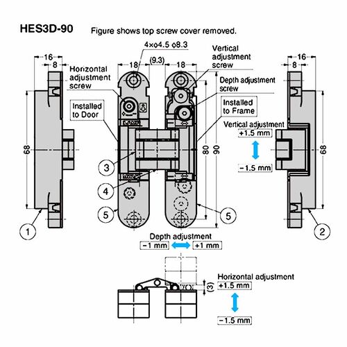 10740-001-3-way-adjustable-concealed-hinge