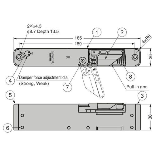 10744-002-sugatsune-ldd-v-concealed-door-damper-self-and-soft-closing-en
