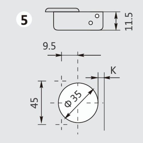11166-001-dtc-c82-sprung-135-angled-hinge-and-plate