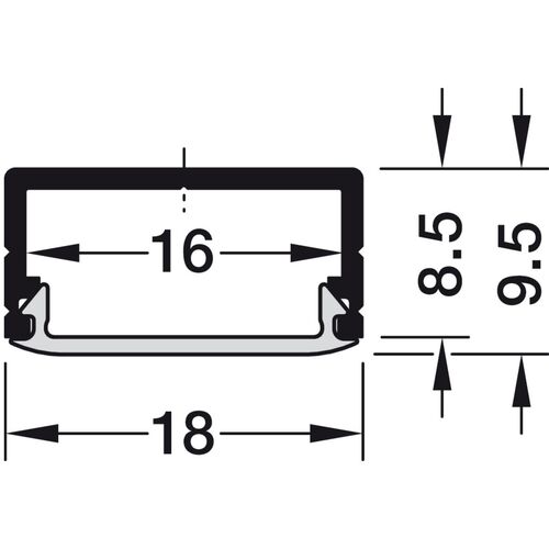 1375-002-surface-mounted-profile-2500mm