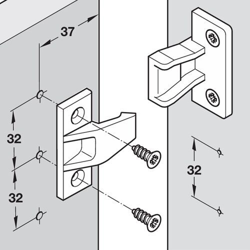 11259-001-keku-clips-push-fit-panel-fasteners-for-cabinets-and-kitchens-as-fitting