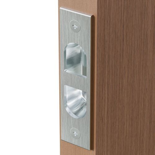11347-001-Pocket Door Stainless Steel Recessed Edge Pull Handle - YK-W100 Extended
