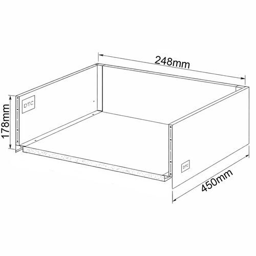 11436-001-dragon-pro-178mm-pre-assembled-drawer-box-dark-grey