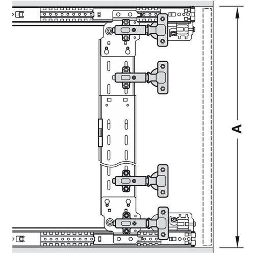 11464-054-Accuride 1432 Pivot Sliding Door Gear Complete Kit