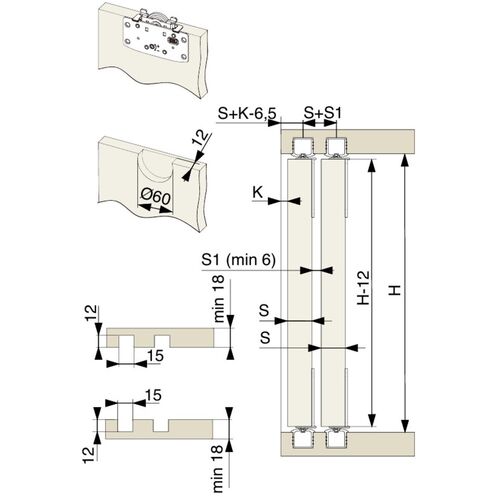 11485-001-nexus-soft-close-sliding-door-system-wardrobe-track-kit