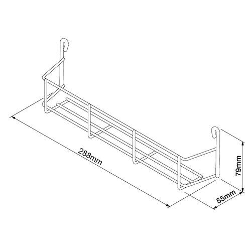 1981-002-spice-and-packet-rack-one-tier-linear-wire-depth-55-mm