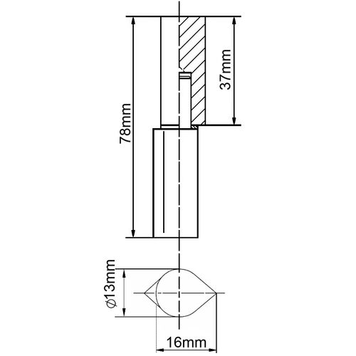 11490-001-universal-weld-on-drop-hinge-with-axial-bearing
