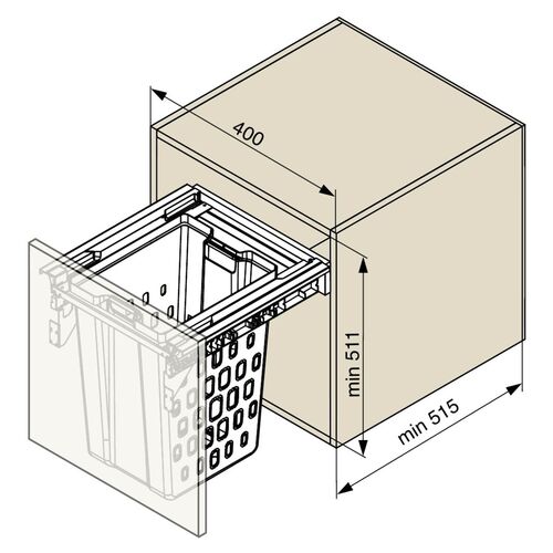 11501-001-gino-laundry-basket-1-x40-litres-for-400mm-cabinet-width
